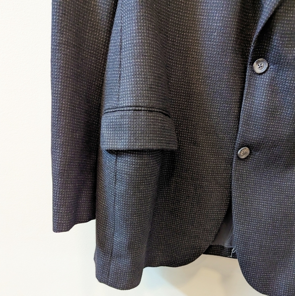 Loro Piana X Cremieux Collection Textured Wool Knit Sport Coat Blazer - Picture 3 of 16